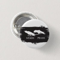 Odin Raven Crow Viking Mythology läuft rundum