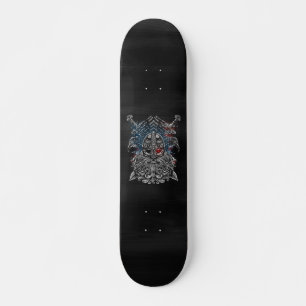 Odin ravens and Schwerter Viking Mythology USA fla Skateboard