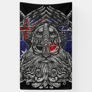 Odin ravens Schwerter Viking Mythology Australien Banner
