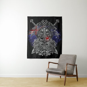 Odin ravens Schwerter Viking Mythology Australien Wandteppich