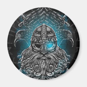 Odin ravens Viking Mythology Valhalla erwartet Magnet