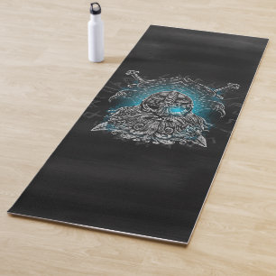 Odin ravens Viking Mythology Valhalla erwartet Yogamatte