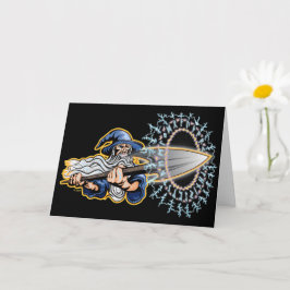 Odin - Runeblast - Greeting Card Karte