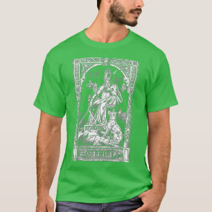 Odin über seinen Hron Norse Viking Mythology Allfa T-Shirt