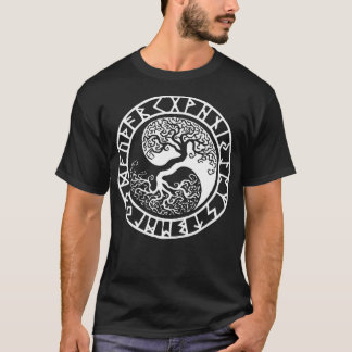 Odin yin yang Shirt Viking Wotan Norse Mythology