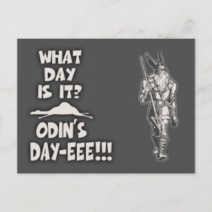 Odin's Day Postkarte