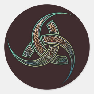 Odins Hornkleber Runder Aufkleber