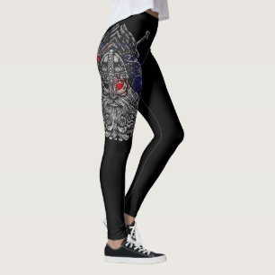 Odins Raben Schwerter Viking Mythologie Australien Leggings