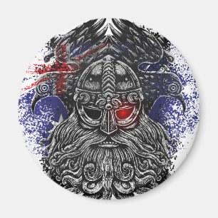 Odins Raben Schwerter Viking Mythologie Australien Magnet