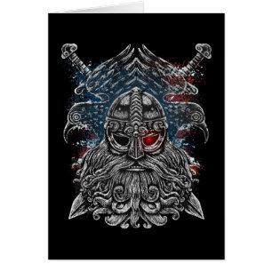Odins Raben und Schwerter Wikinger-Mythologie USA-