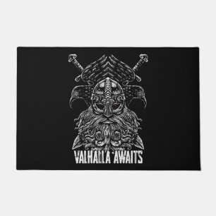 Odins Raben Viking Mythologie Valhalla wartet Fußmatte