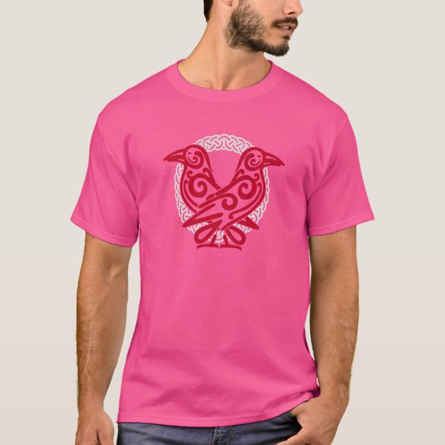 Odin's Ravens Huginn & Muninn 1 T-Shirt (Vorderseite)