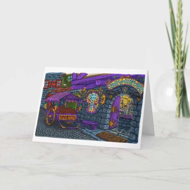 Odins Rune Shop - Grußkarte Karte (Vorderseite)