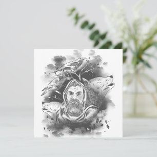 Odins Wölfe von Hand gezogen