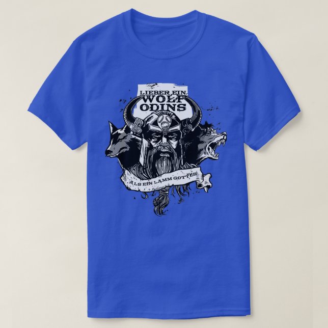 Odinx27s Vikings Wolf T-Shirt (Design vorne)