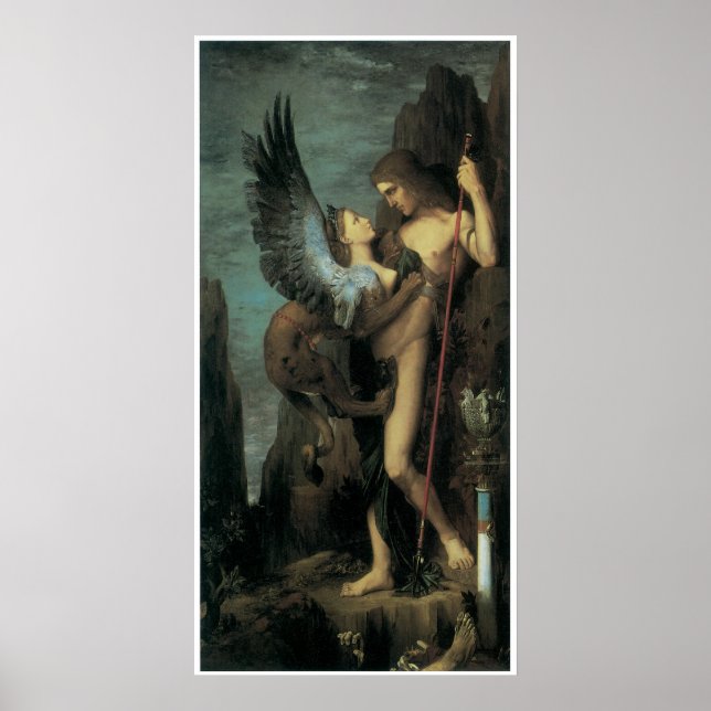 Ödipus und Sphinx Poster (Vorne)