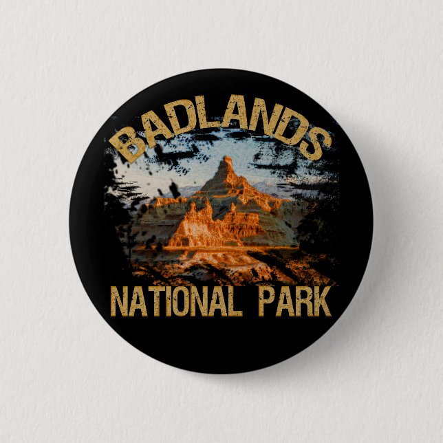 Ödland-Nationalpark Button (Vorderseite)