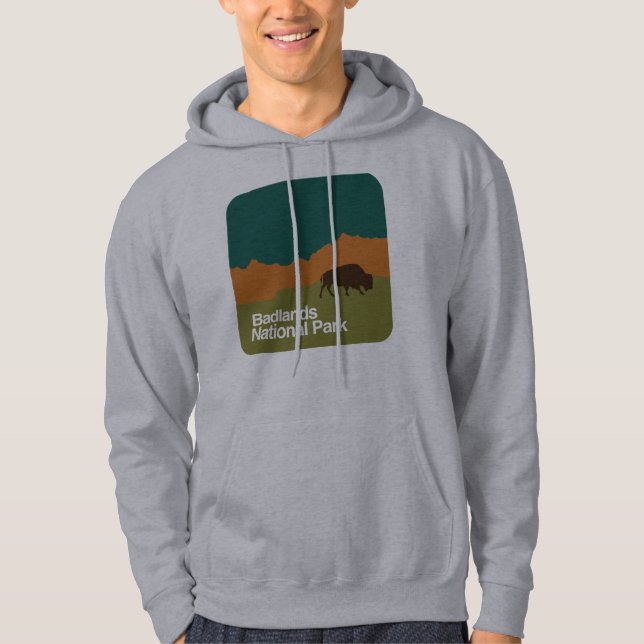 Ödland-Nationalpark Hoodie (Vorderseite)