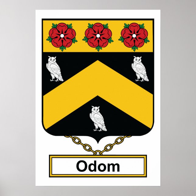 Odom Familienwappen Poster (Vorne)