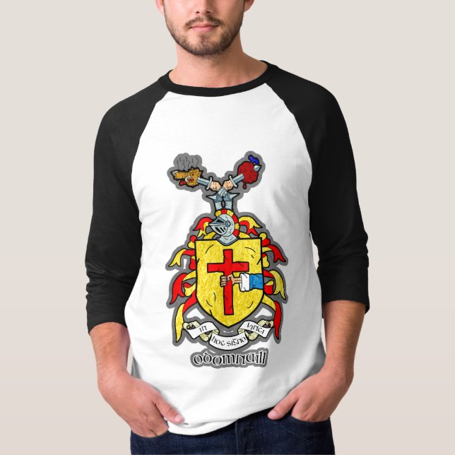 O'Donnell-Wappen Schmutzblick T-Shirt (Vorderseite)