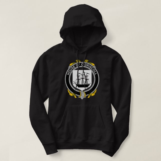 O'Driscoll Coat of Arms Familienwappen Hoodie (Design vorne)