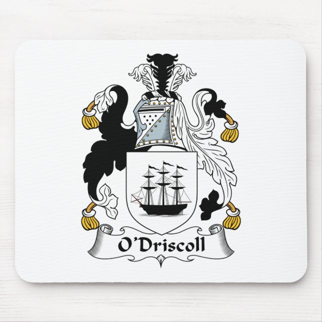 O'Driscoll-Familienwappen Mousepad (Vorne)