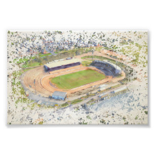 Odsal-Stadion, Bradford Aerial Art Fotodruck