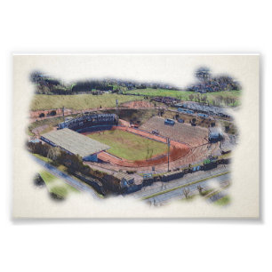 Odsal-Stadion, Bradford Aerial Art Fotodruck