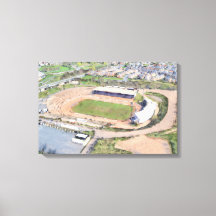 Odsal-Stadion, Bradford Luftbild Kunst