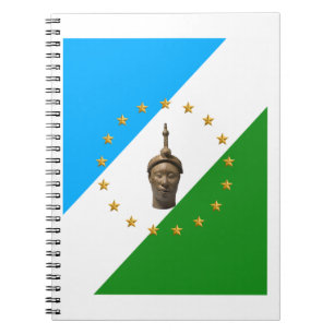 Oduduwa Republic Flag   Yoruba Nation Notizblock