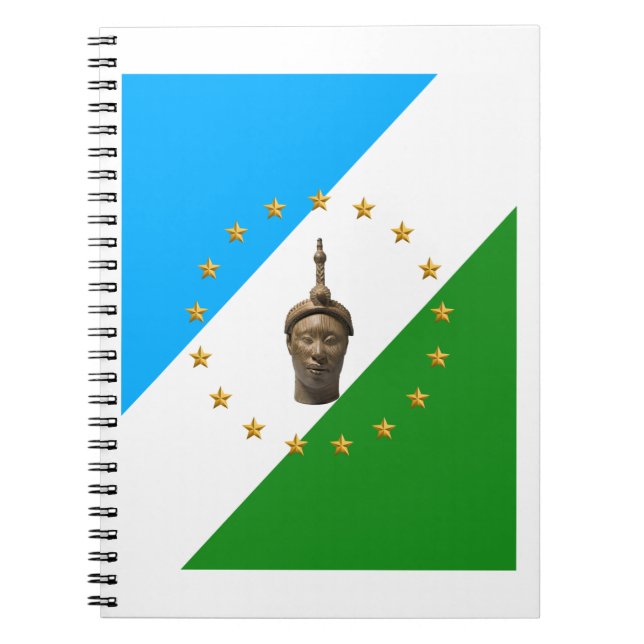 Oduduwa Republic Flag | Yoruba Nation Notizblock (Vorderseite)