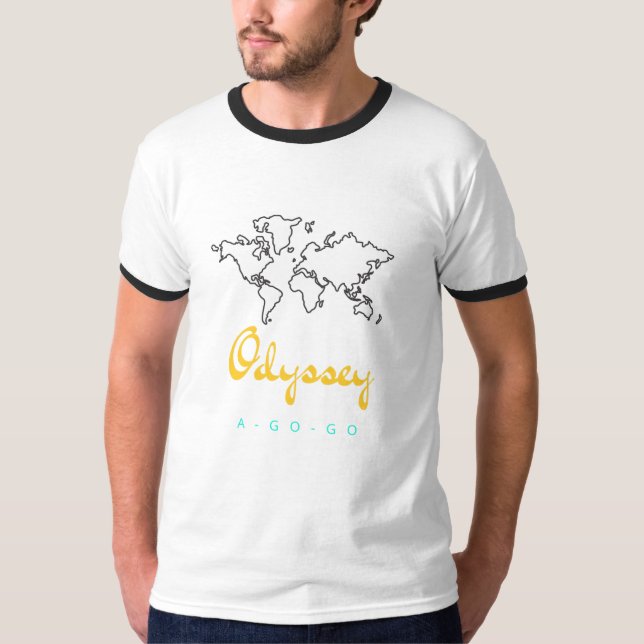 Odyssee Ein-Gehen-Gehen Wecker-T - Shirt (Vorderseite)
