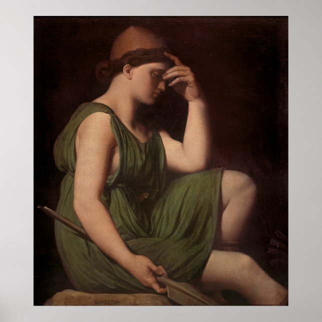 Odysseus, Studie zur Apotheose des Homer Poster (Vorne)