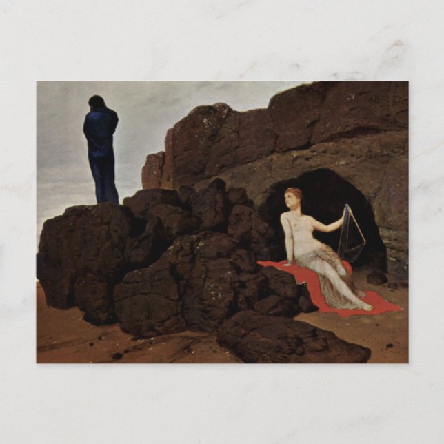 Odysseus und Calypso Postkarte (Vorderseite)