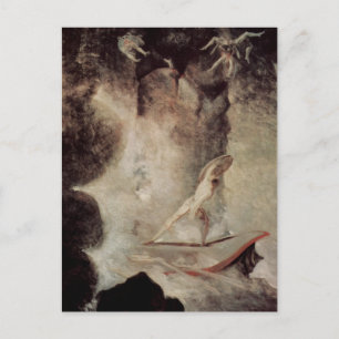 Odysseus vor Scylla und Charybdis Postkarte