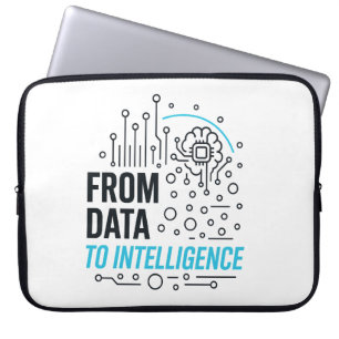 Odyssey der Datenintelligenz: Abstrakte Informatio Laptopschutzhülle