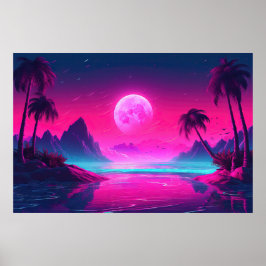 Odyssey: Eine Vaporwave-Hommage an den Power Poster