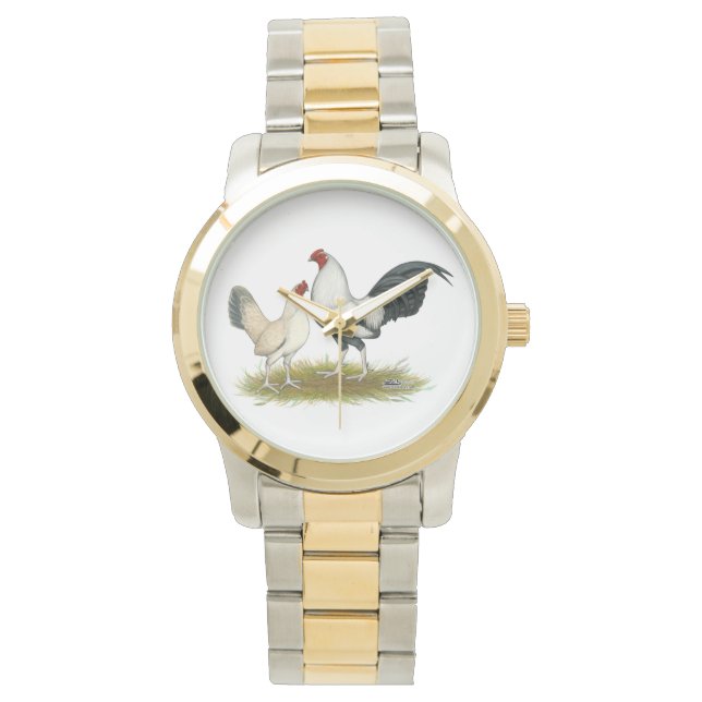 OE Game Blue Silver Wheaten Armbanduhr (Vorderseite)