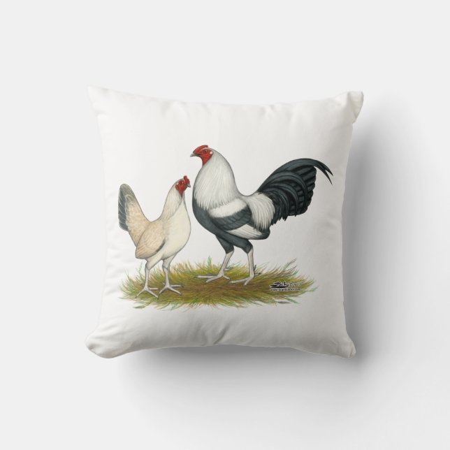 OE Game Blue Silver Wheaten Kissen (Vorderseite)