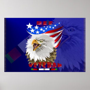 OEF Afghanistan Veteranen-Druck Poster