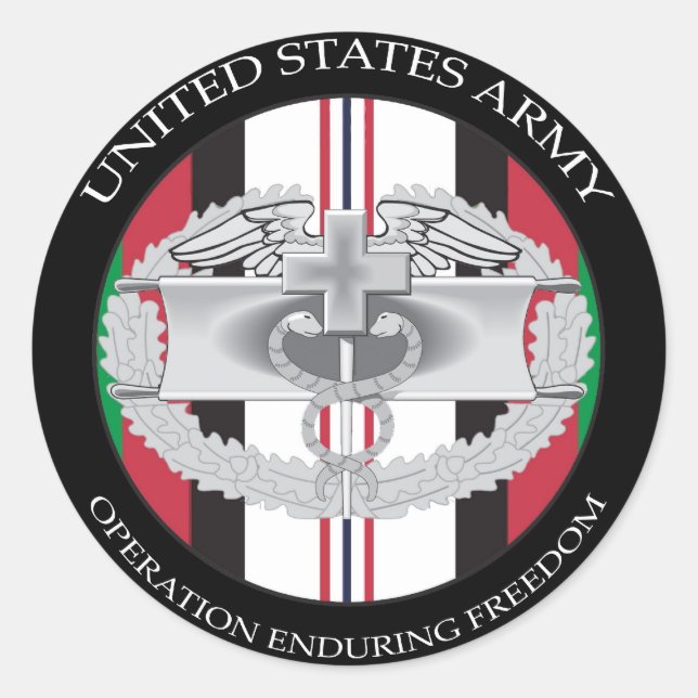 OEF CMB RUNDER AUFKLEBER (Vorderseite)