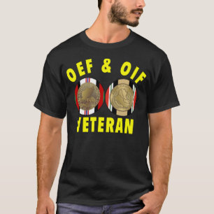 OEF u. OIF Medaillen-Shirt T-Shirt