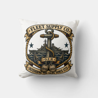 OEH - Flottenversorgung. Navy Heritage Zierkissen
