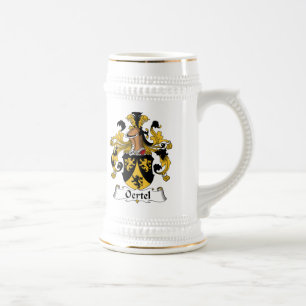 Oertel Familienwappen Bierglas