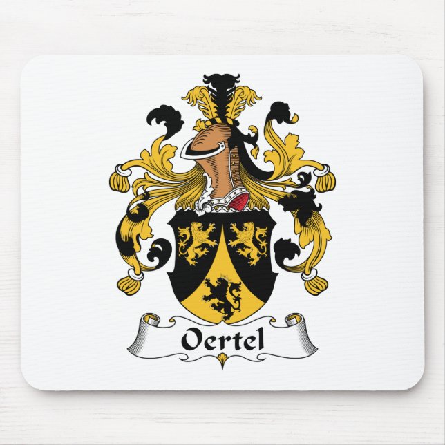 Oertel Familienwappen Mousepad (Vorne)