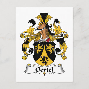 Oertel Familienwappen Postkarte