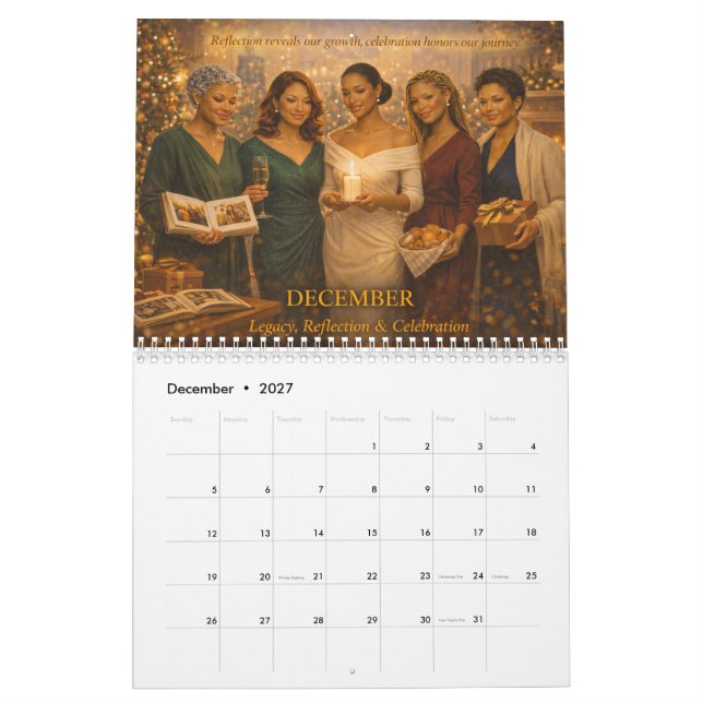 OES 12-Monats-Kalender Kalender (Dez 2027)