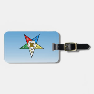 OES Auftrag des Oststern-Blaus Gepäckanhänger