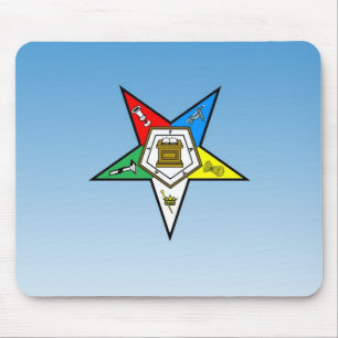 OES Auftrag des Oststern-Blaus Mousepad