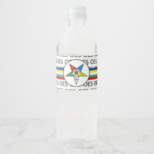 OES Auftrag des Oststernes: Wasserflaschenetikett